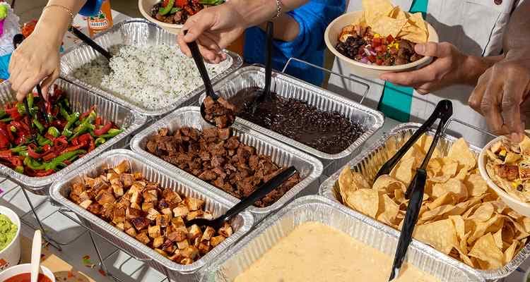 Build-Your-Own Burrito Bowl Bar