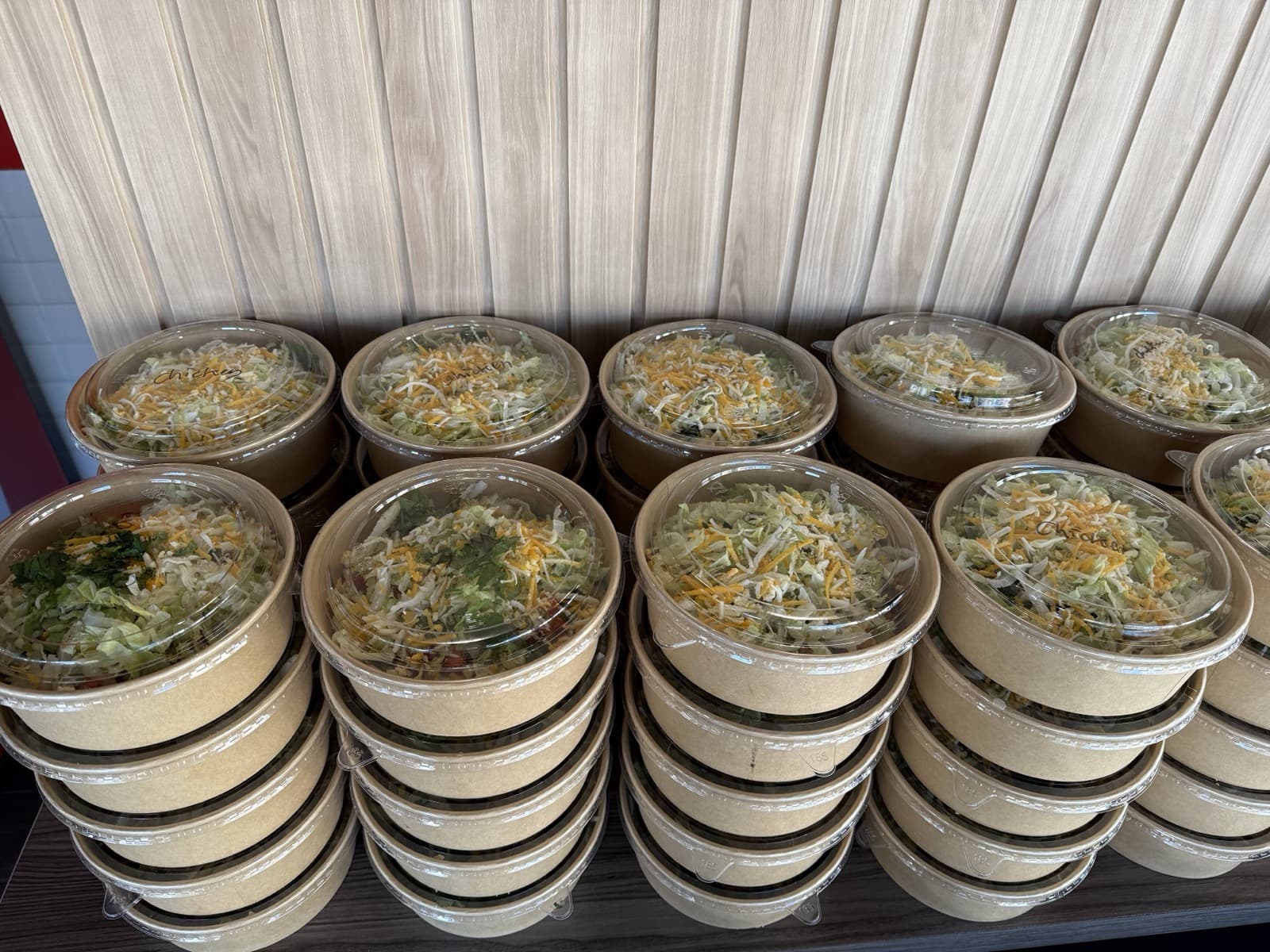 Full Mexican catering spread for an event