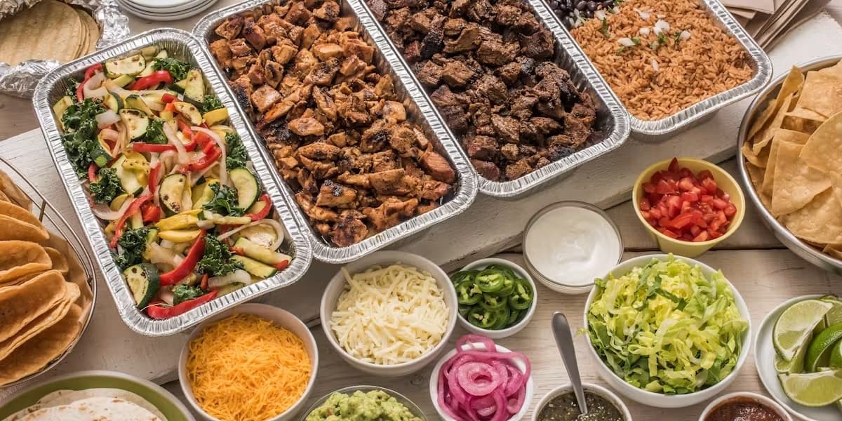 Build-Your-Own Burrito Bowl Bar